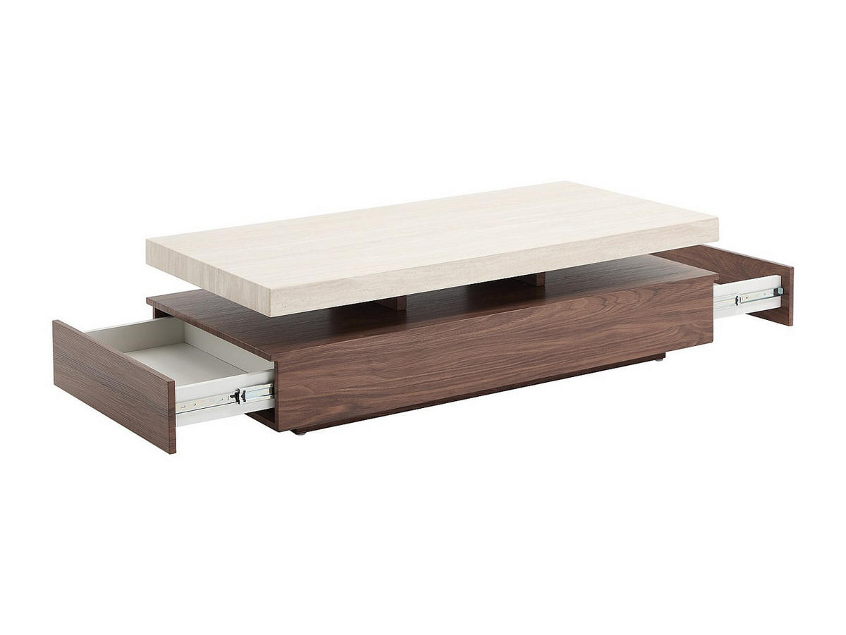 COUCHTISCH - 120 cm x 60 cm - holz - beige, naturfarben hell Felix - Beige/Naturfarben, Holz (60/120/35cm) - Vente-Unique