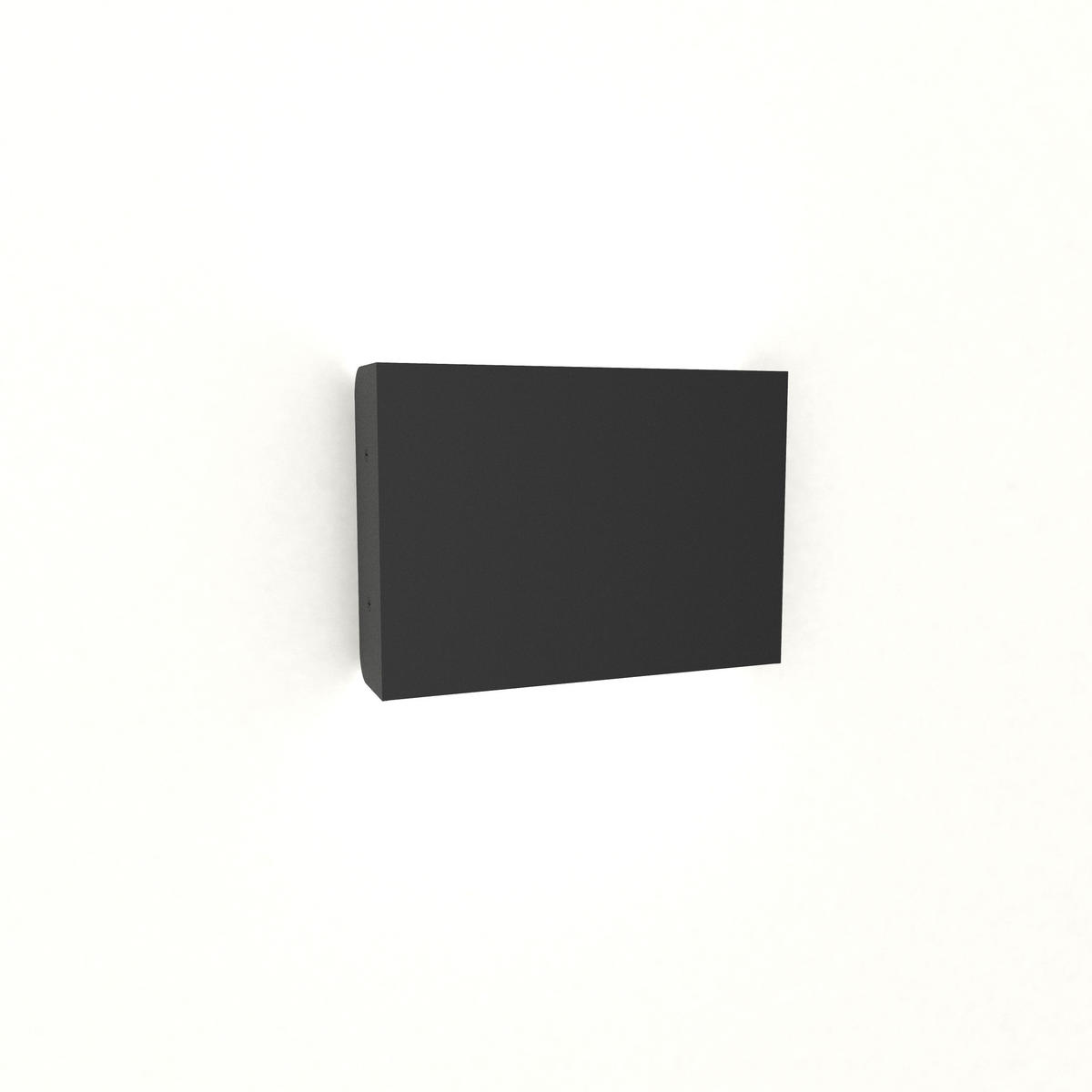 LED-WANDLEUCHTE - Schwarz, Metall (15.4/11/3.6cm) - Lumicom