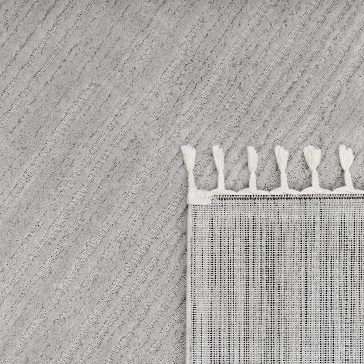 KURZFLORTEPPICH 240/340 cm Auckland 294 - Grau, Textil (240/340cm) - Paco Home