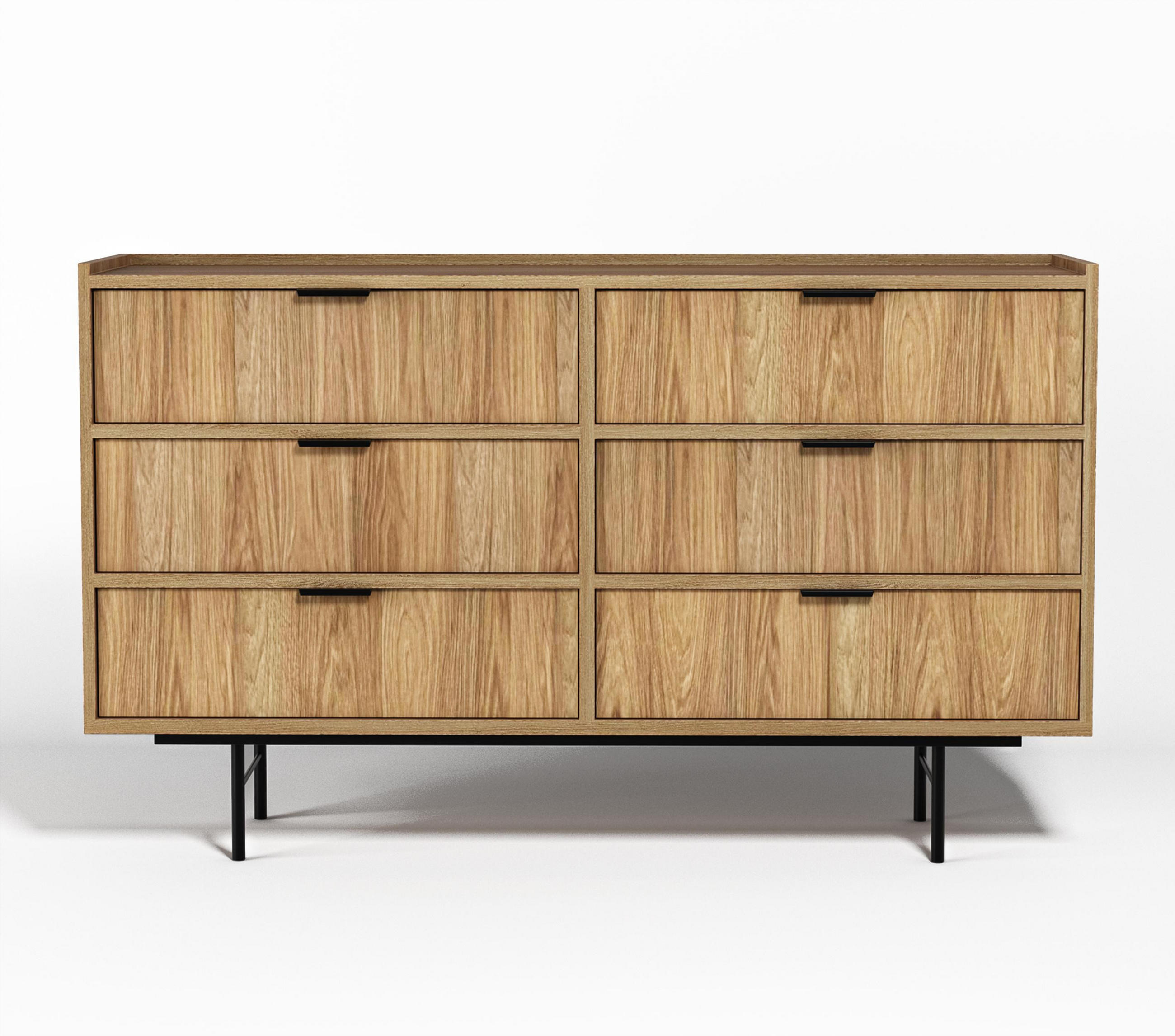 AX Living Sideboard Natur 150x90x40 cm