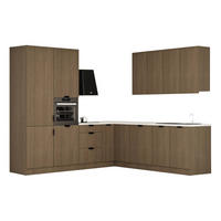 WINKELKÜCHE 265 x 225 cm - Sorento KS15-M265 - in Dunkle Eiche - Eichefarben, Holz (490/247/52cm)