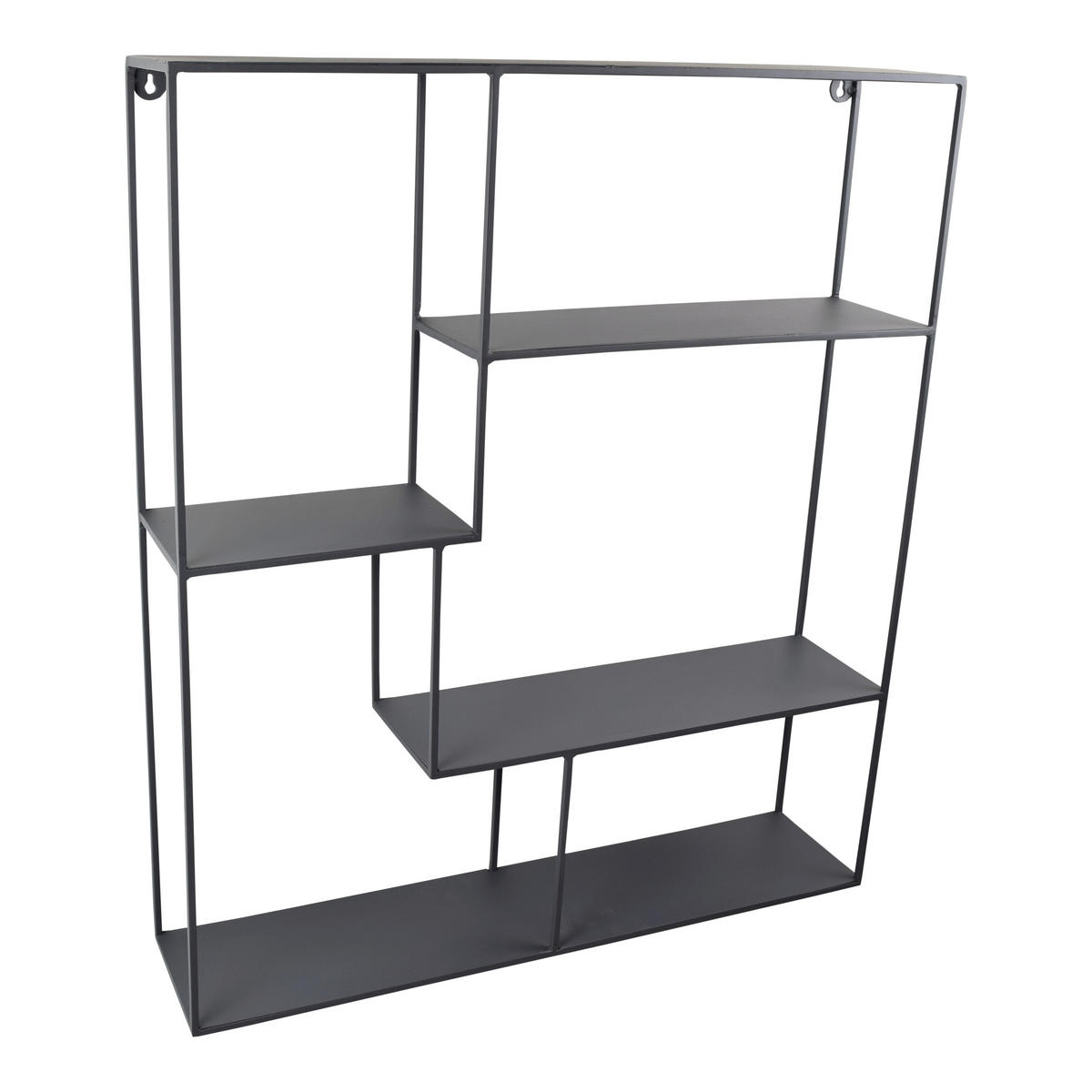WANDREGAL Wally Schwarz - Schwarz, Metall (70/80/15cm) - LOFT42