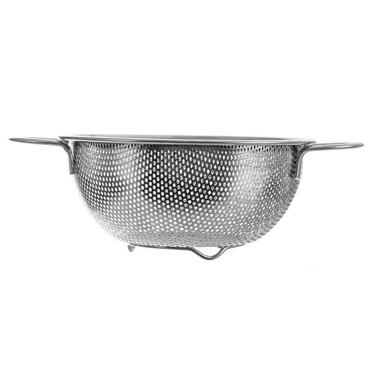 KÜCHENSIEB ANETT Silber 16,5 cm - Silberfarben, Metall (16.5cm) - Orion 