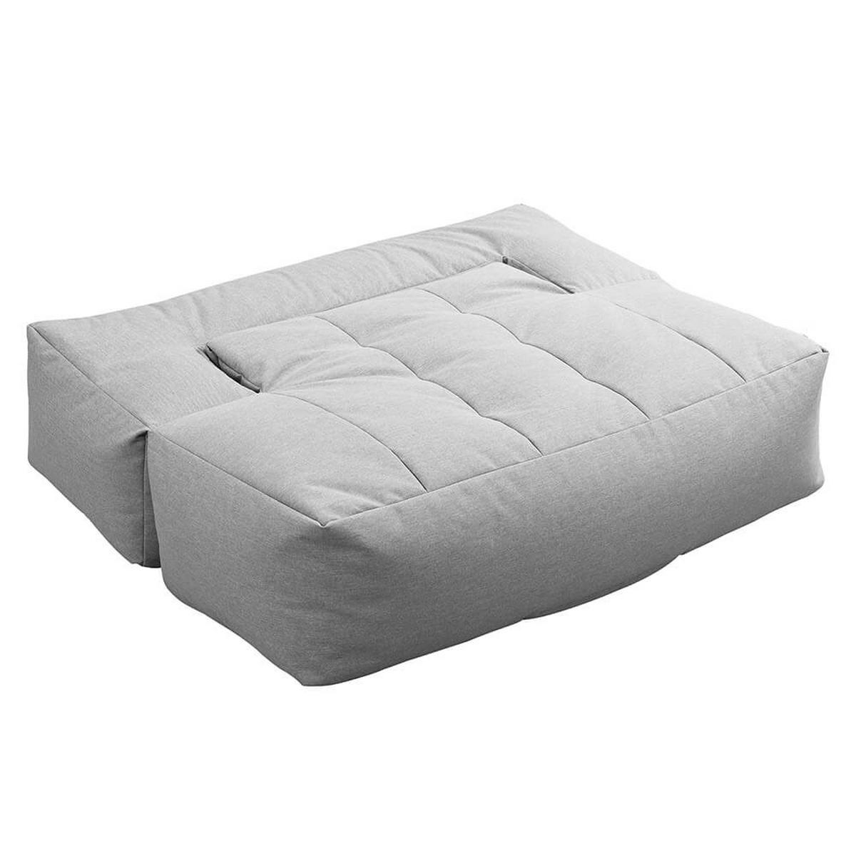 OUTDOOR Sitzsack HEAVEN - Hellgrau - Beige, Textil (152/100/76cm) - Home Deluxe