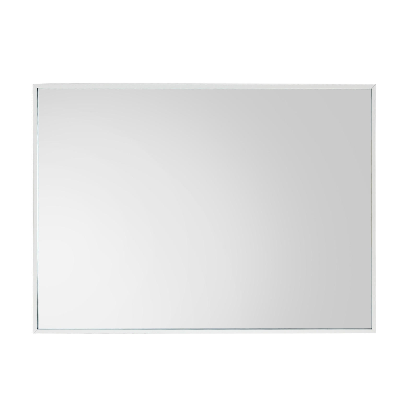 WANDSPIEGEL Vinkiel 70 x 50 cm - Weiß, Glas (70/50/2.5cm) - EDAXO