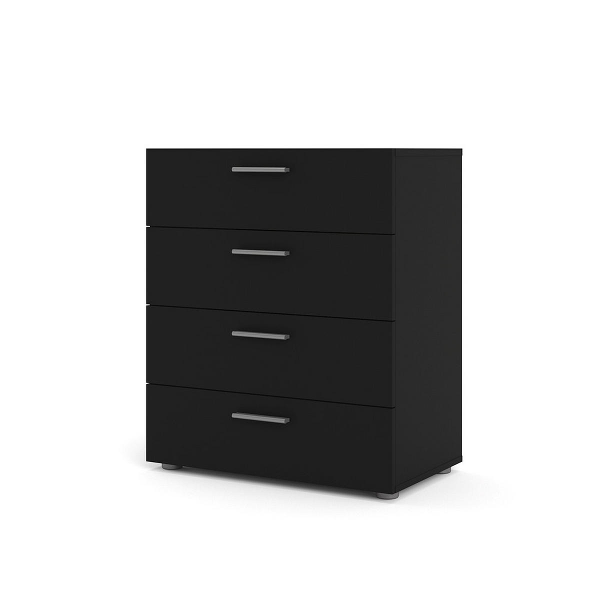 KOMMODE Schwarz - Schwarz, Holzwerkstoff (70/82/40cm) - ebuy24