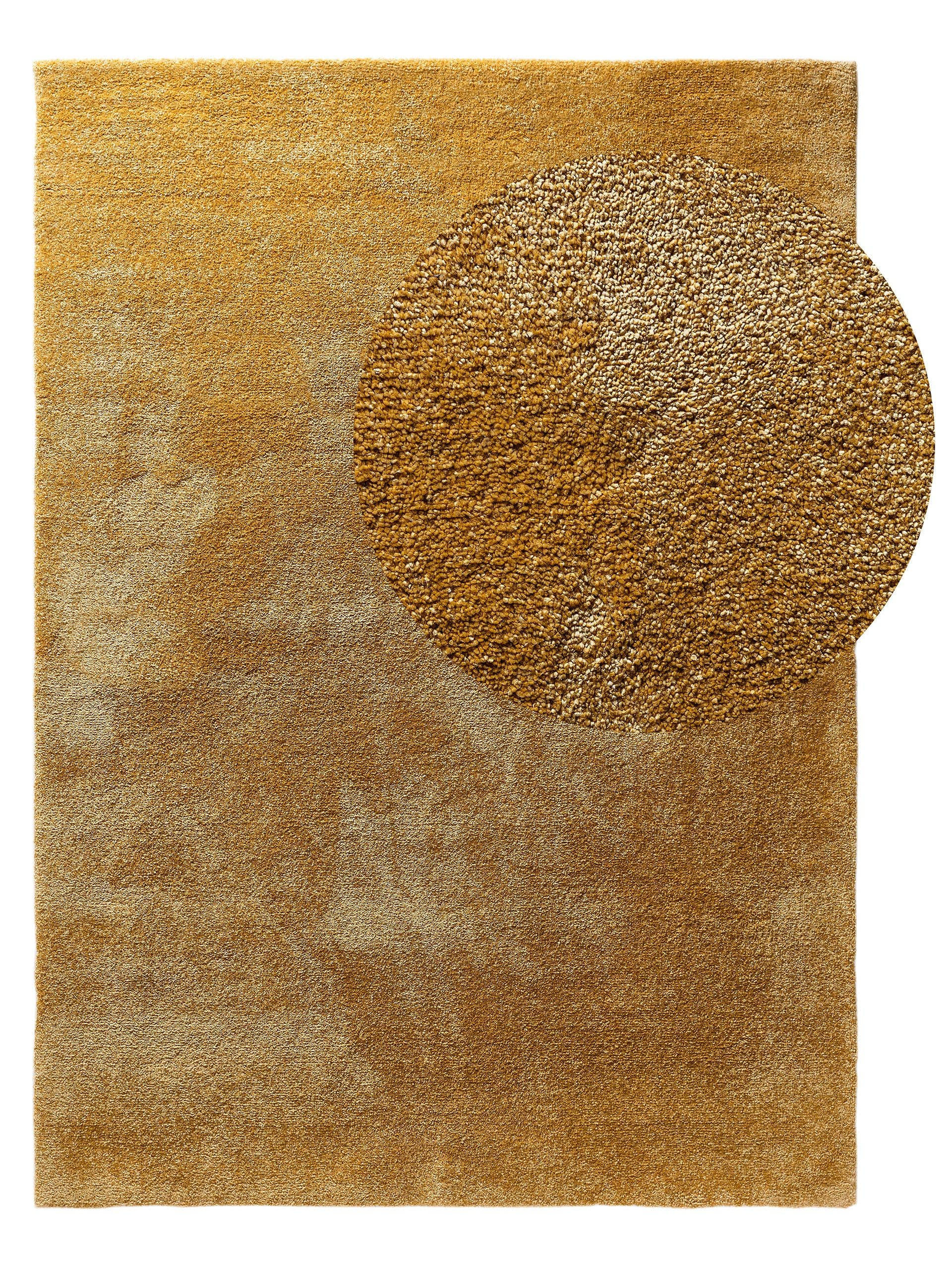 HOCHFLORTEPPICH Melvin waschbar 80/150 cm - Gelb, Kunststoff (80/150cm) - benuta Nest