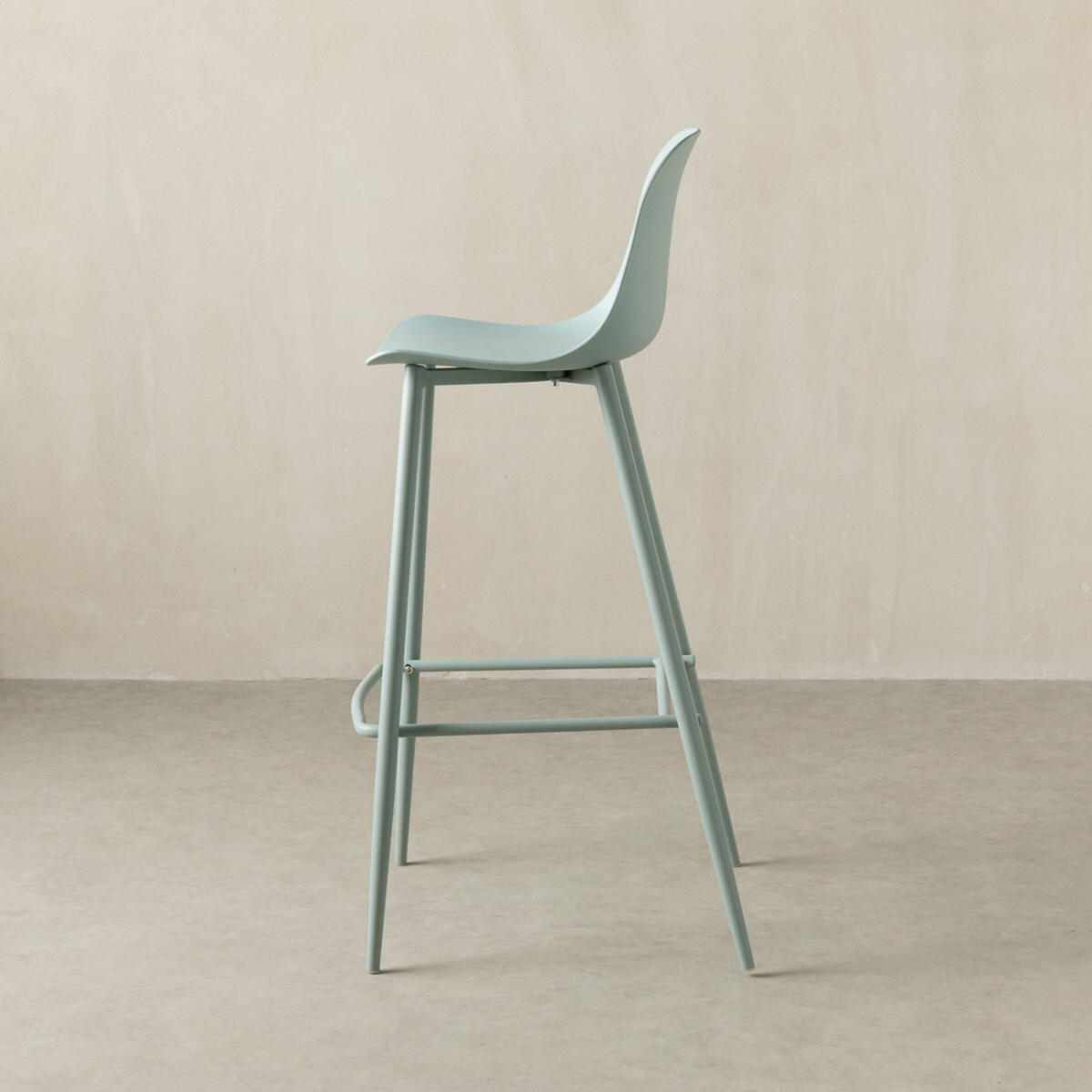 BARHOCKER Lein Grün 49.5 cm x 101.5 cm - Grün, Kunststoff (49/101/48cm) - Kenay Home