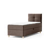 BOXBETT Einzelbett Anter Mini 100x200 cm, Braun - Braun, Textil (100/200cm) - Meblito