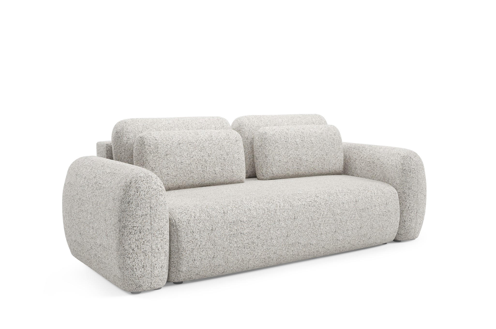 SCHLAFSOFA Gaston - Beige, Holzwerkstoff/Textil (266/95/110cm) - Fun Möbel