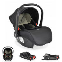 BABYSCHALE Set grün mit Isofixbasis Royal, i-Size (40 - 87cm) Gruppe 0+ - Grün, Kunststoff (33/73/42cm) - Moni