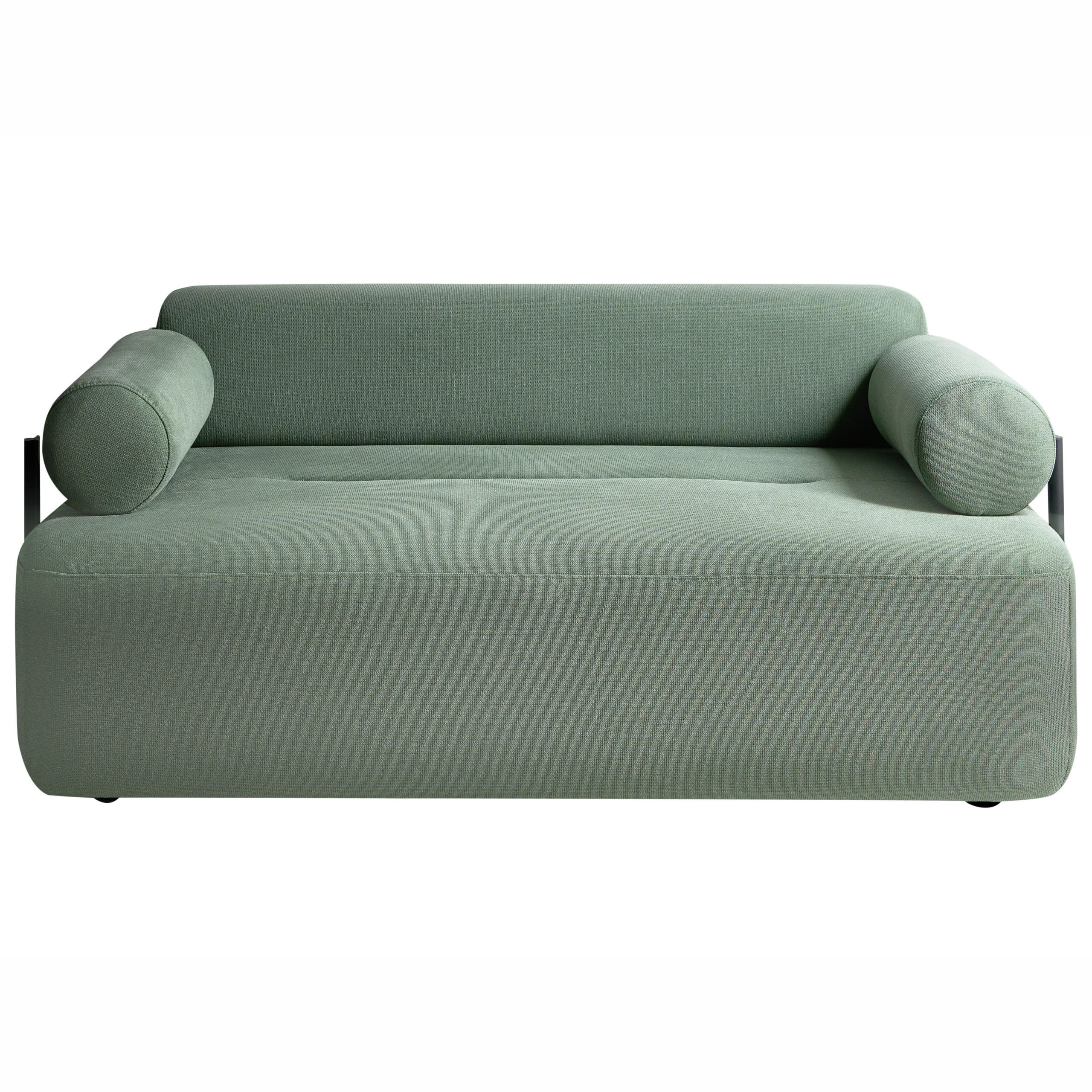 POHOVKA 2-místná Látka Světle zelená Elva - světle zelená, textil (170/74/100cm) - Beliani