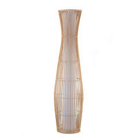 STEHLEUCHTE - Polyrattan / Metall, 1-flammig - Beige, Kunststoff (27/27/110cm) - home24