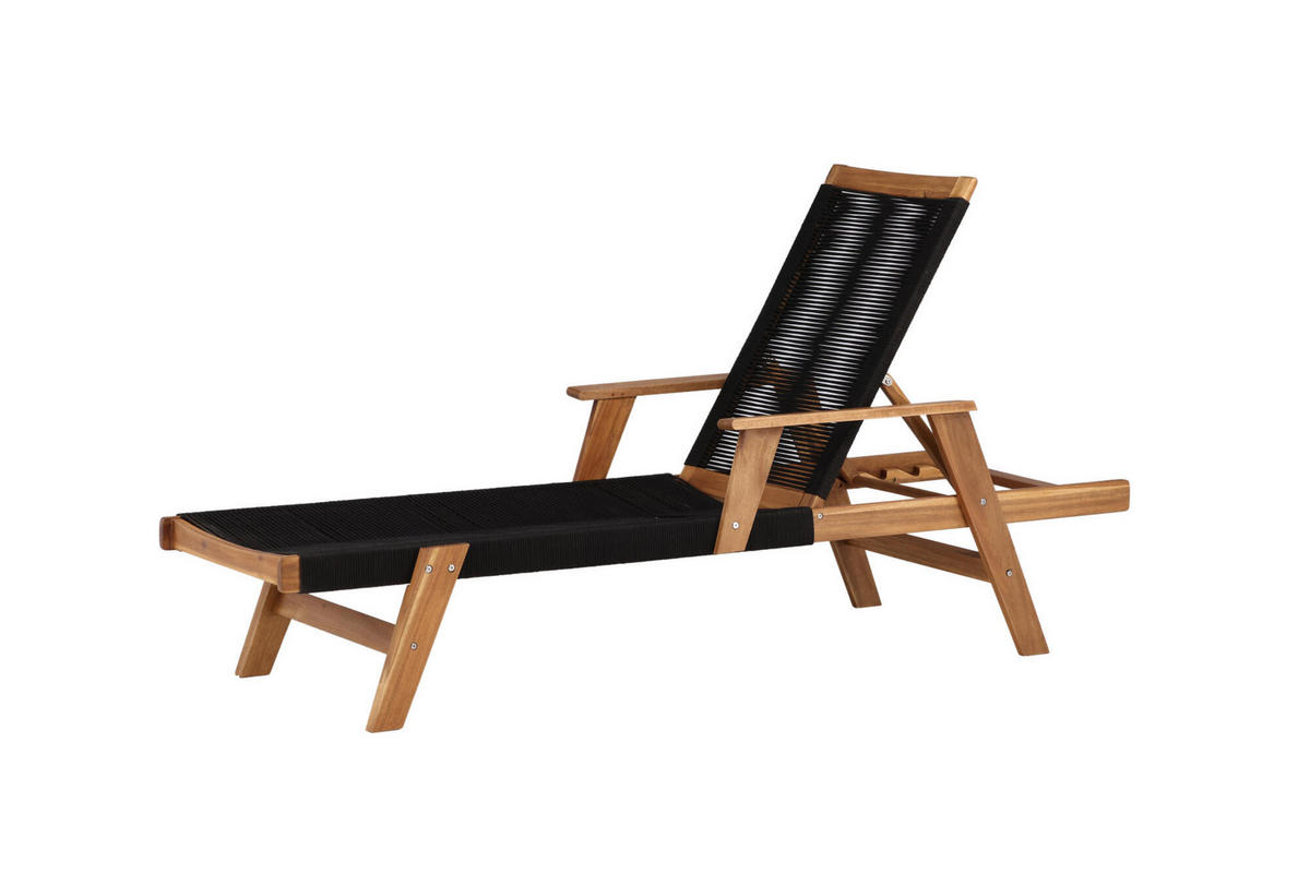 SONNENLIEGE LITTLE JOHN Braun 73x200x35 cm - Braun, Holz (73/35/200cm) - FURNLUX