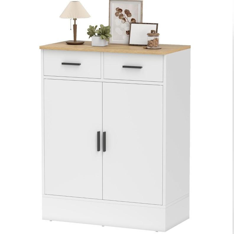 Flora Grace Sideboard Weiß 68.6x90.3x35 cm