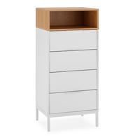 KOMMODE 50/115/40 Nieve Weiß - Weiß, Holzwerkstoff (50/115/40cm) - VS Venta-stock
