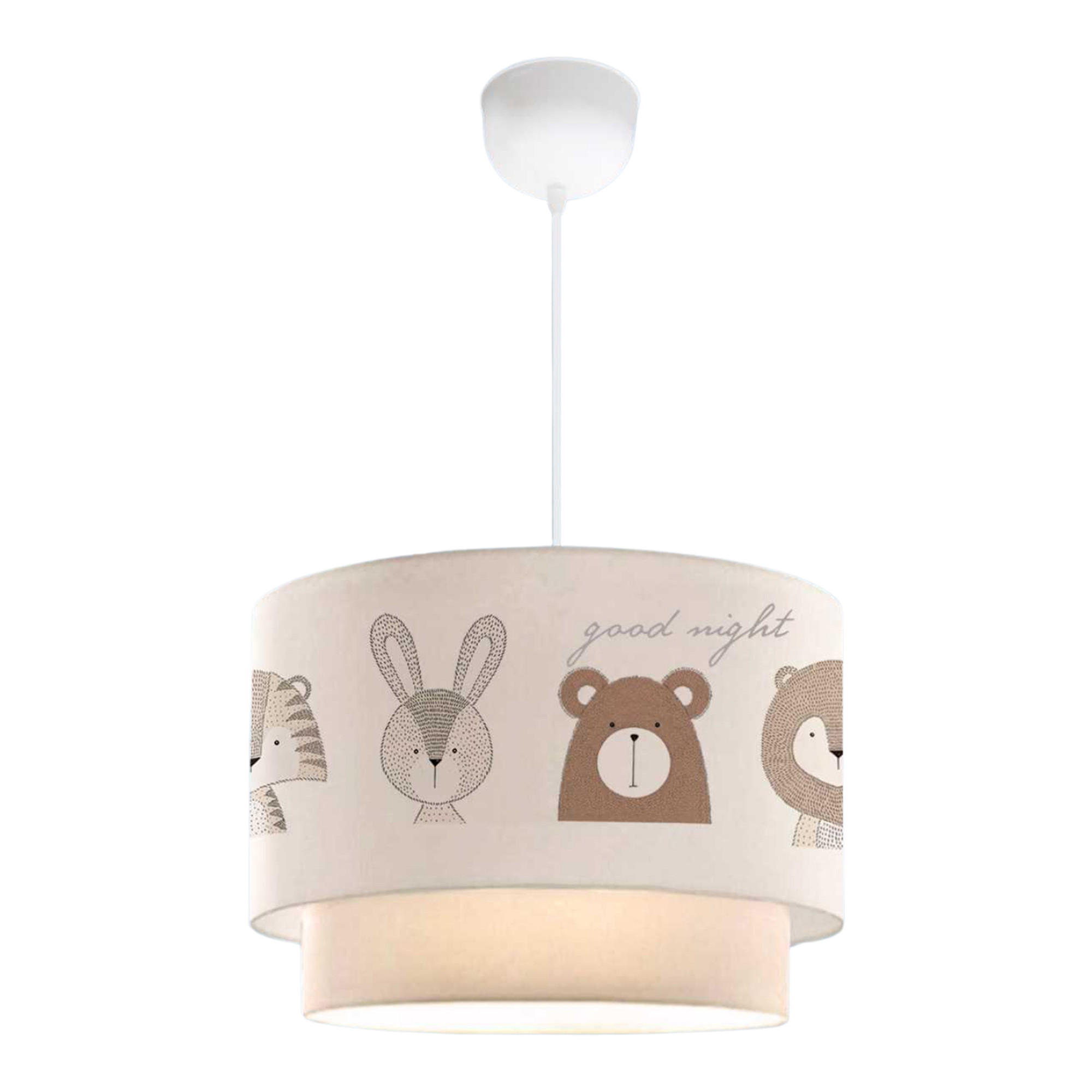 HÄNGELEUCHTE Lurgan - Weiß, Textil (30/30/70cm) - lux.pro