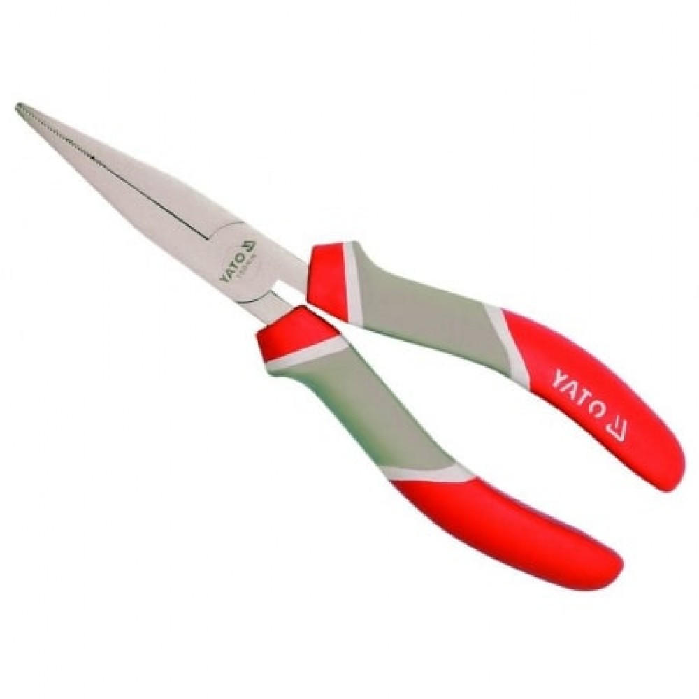 FLACHRUNDZANGE Telefonzange Spitzzange 160mm mit Schneide - Multicolor, Metall (18/2/3cm) - TRIZERATOP