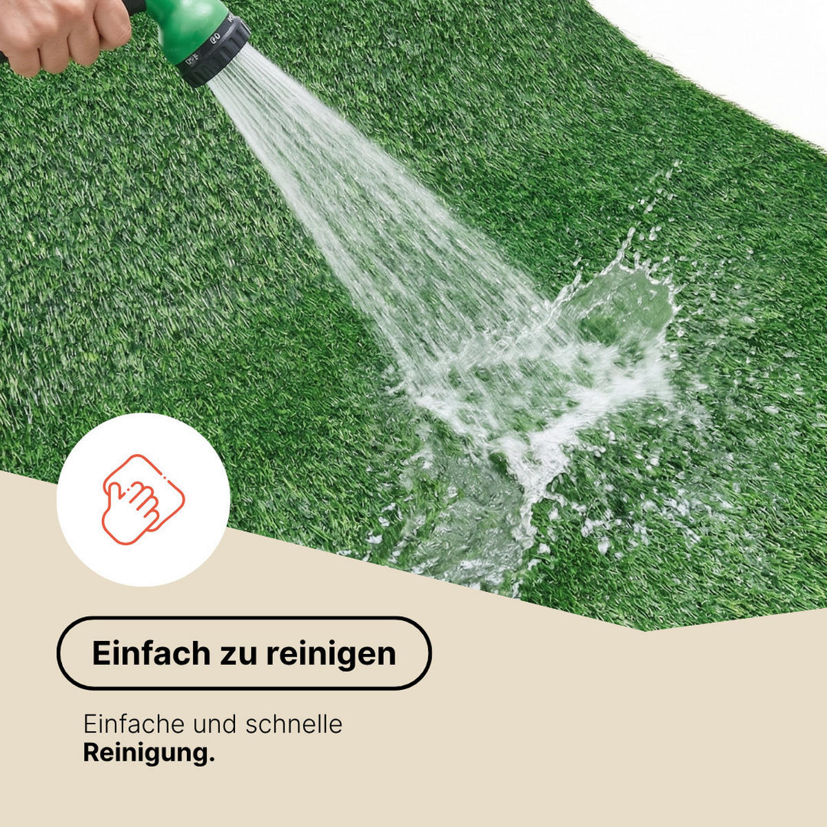 KUNSTRASEN Verde 30 mm – UV-beständig, pflegeleicht, wetterfest für Garten & Terrasse 200/350 cm - Grün, Textil (200/350cm) - Tapiso