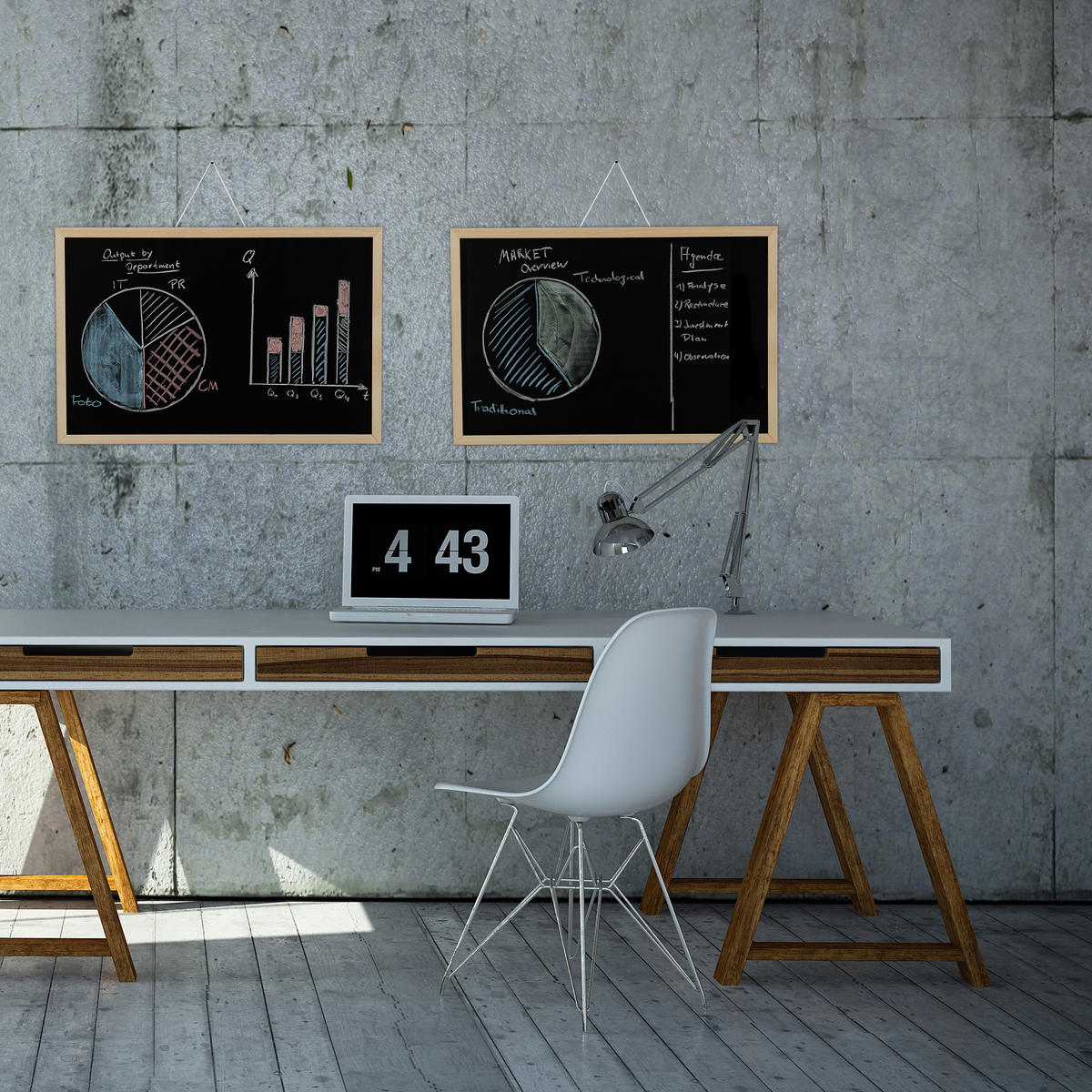 KREIDETAFEL - Schwarz, Holz/Holzwerkstoff (60/40/2cm) - Relaxdays