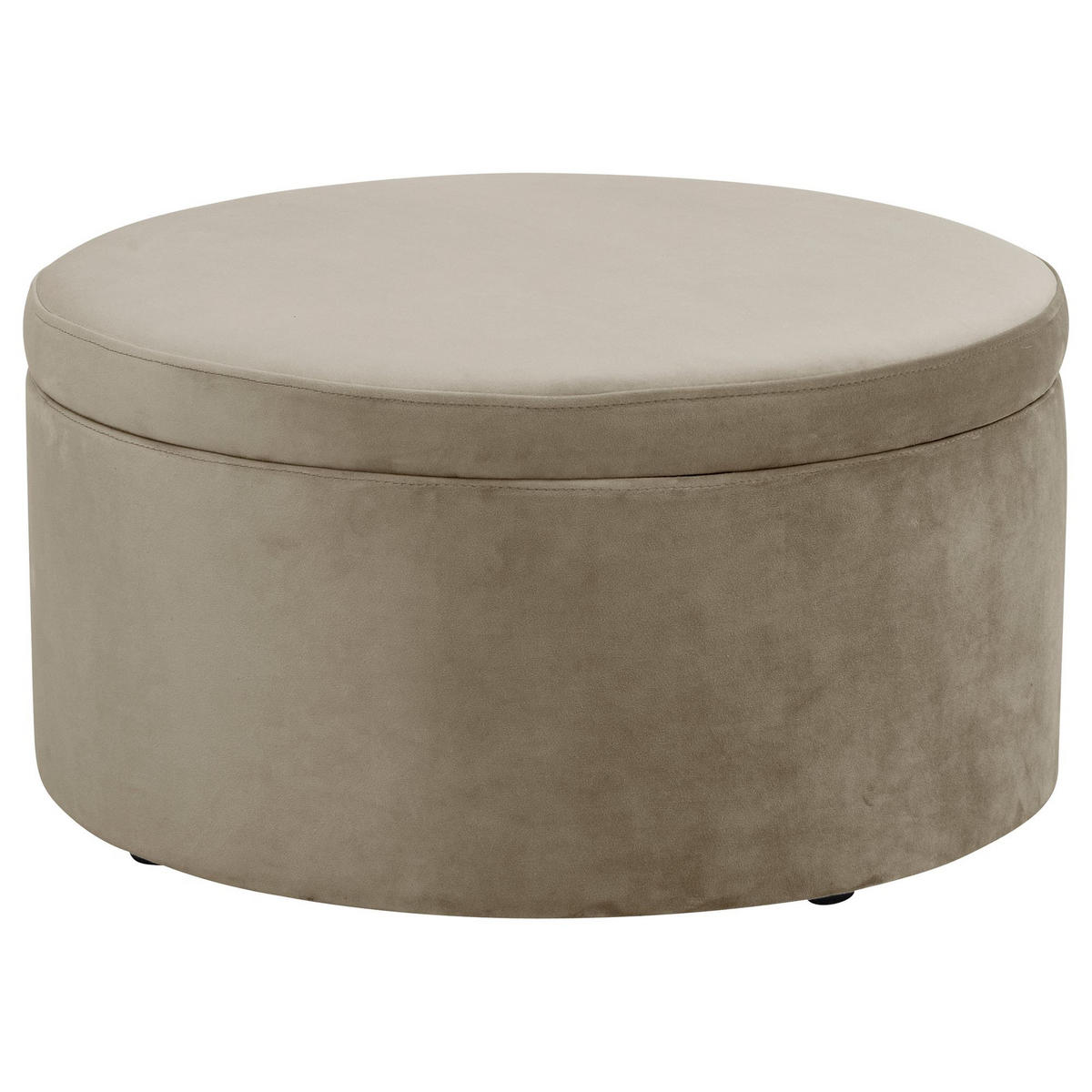 KINDERHOCKER Katyushka Samtvelours sahara - Sahara, Kunststoff (60/32/60cm) - 58aufmkessel