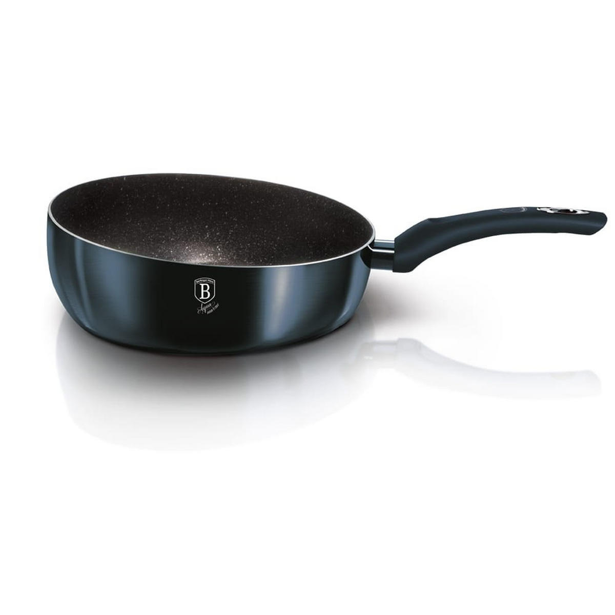 WOK Blau 26/26/8 cm BH1881 - Blau, Metall (26cm) - Berlinger Haus