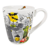 BECHER Danse Macabre in Bunt - 350 ml - Multicolor, Keramik (0.35L) - Blond Amsterdam
