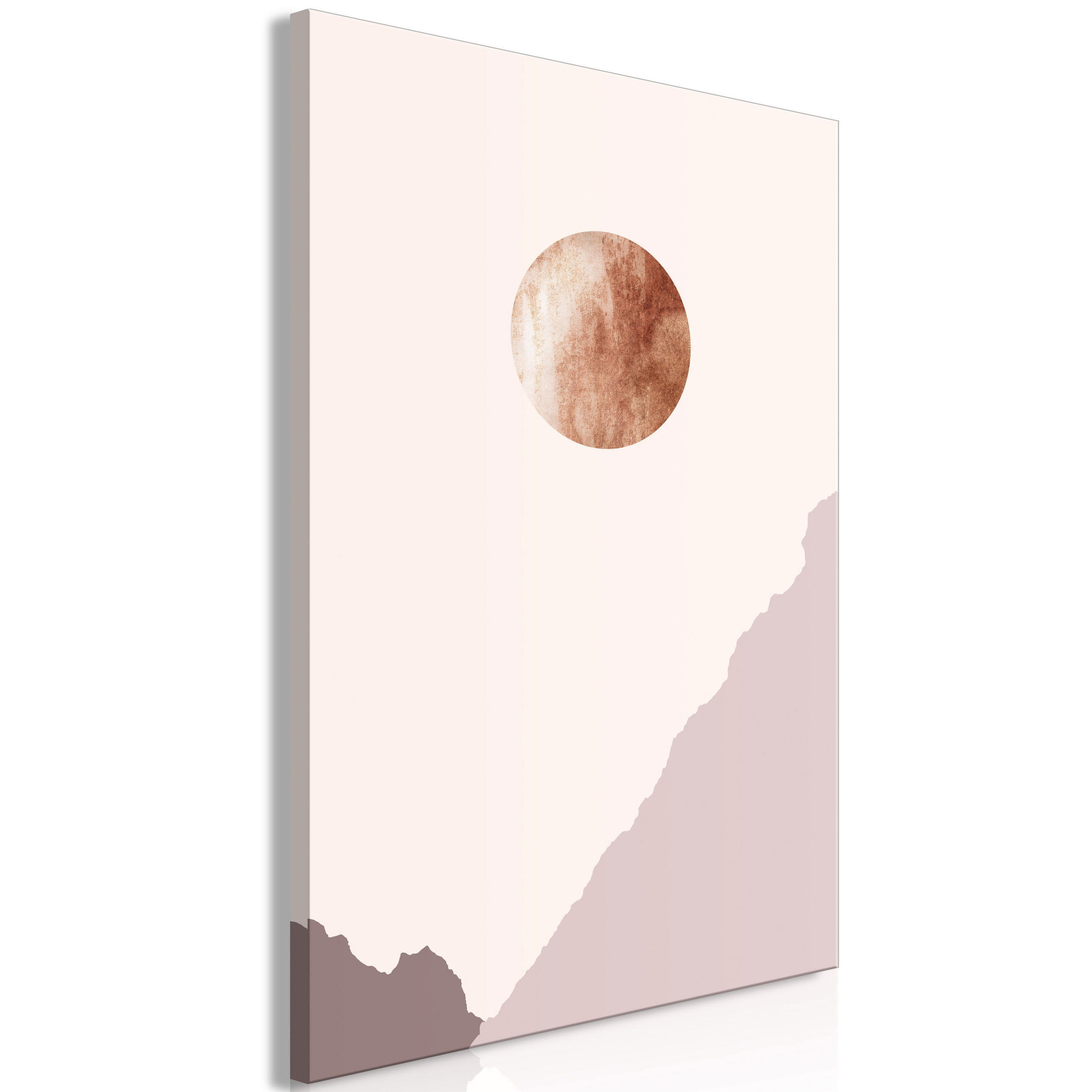 KUNSTDRUCK Beige 40/60 cm - Beige/Braun, Textil (40/60cm) - KUNSTLOFT