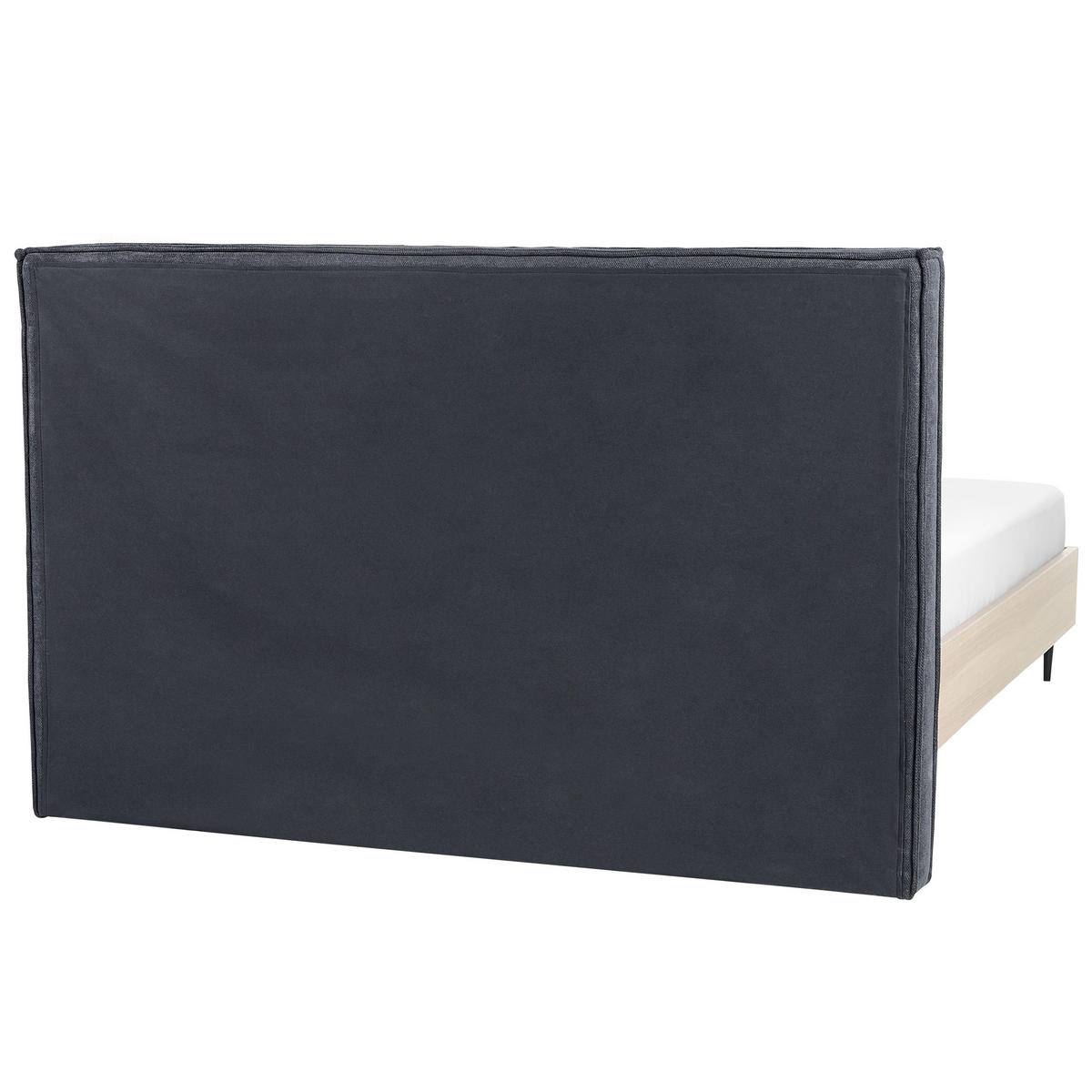 BETT 160/200 cm Dunkelgrau Izernore - Dunkelgrau, Textil (160/200cm) - Beliani