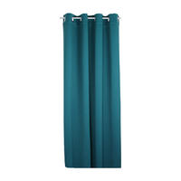 VERDUNKELUNGSVORHANG Ösen 140/145 cm Petrol - Petrol, Textil (140/145cm) - TiborTex