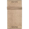 SAUNATÜCHER BALANCE DOUBLEFACE 6237 SAND - 39 - Sandfarben, Textil (80/200cm) - Cawoe