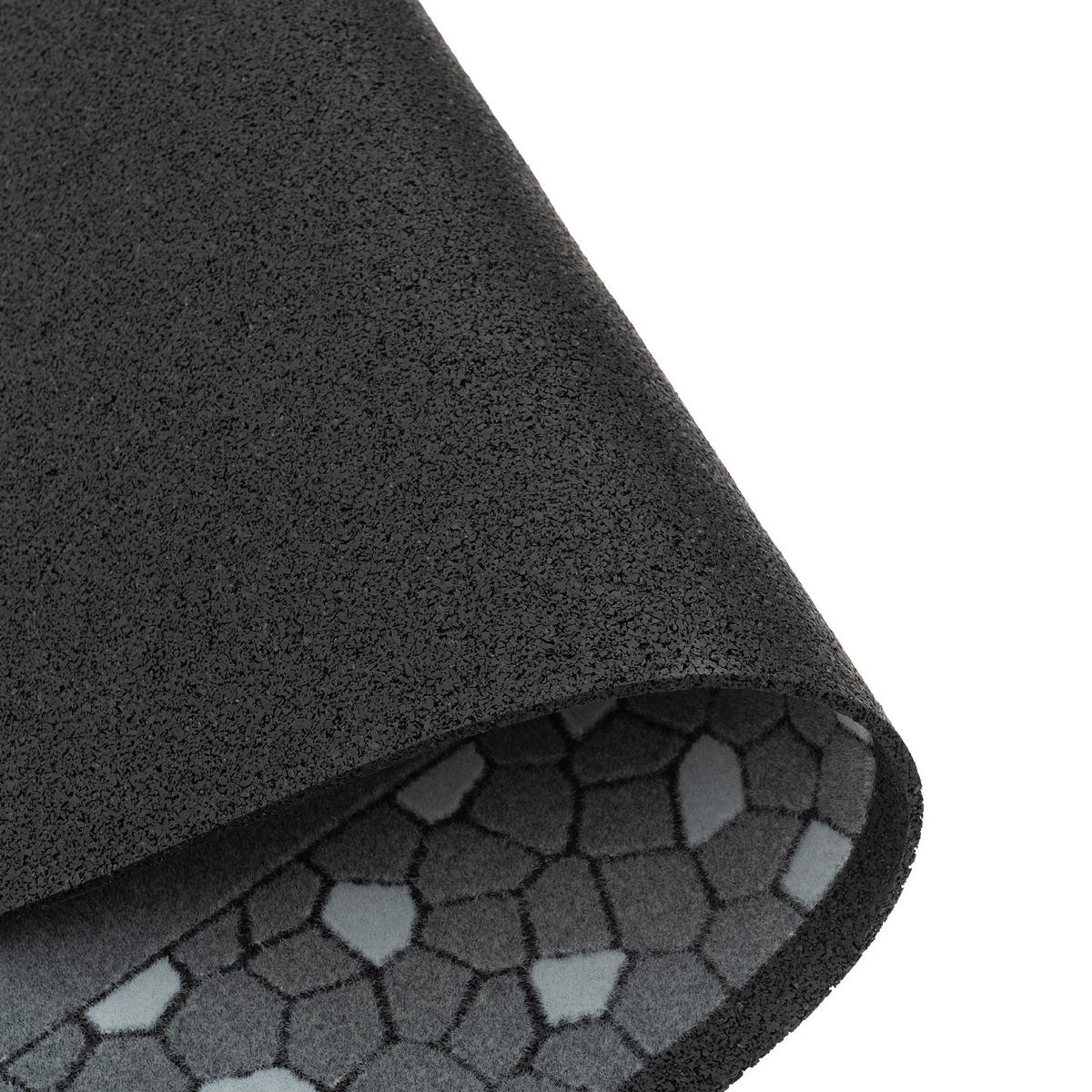 IN & OUTDOOR FUSSMATTE RUBBER FLOCK WELCOME - Schwarz, Textil (50/80cm) - Pergamon