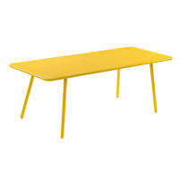 GARTENTISCH Bergame Gelb 8-sitzig - Gelb, Metall (200/80/72cm) - Concept Usine