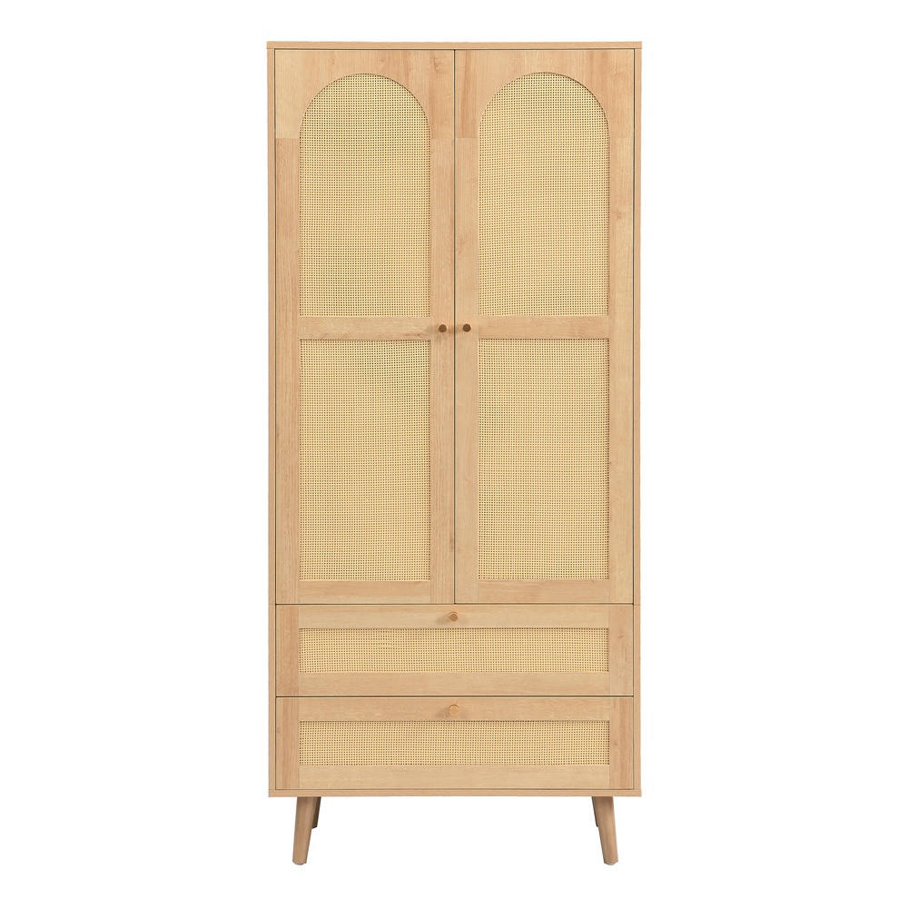 Delfa Kleiderschrank Natur 50x180x80 cm