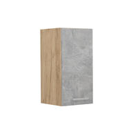 HÄNGESCHRANK R-Line Beton 30 cm - Honigeiche/Schieferfarben, Holzwerkstoff (30/60/31cm) - Vicco