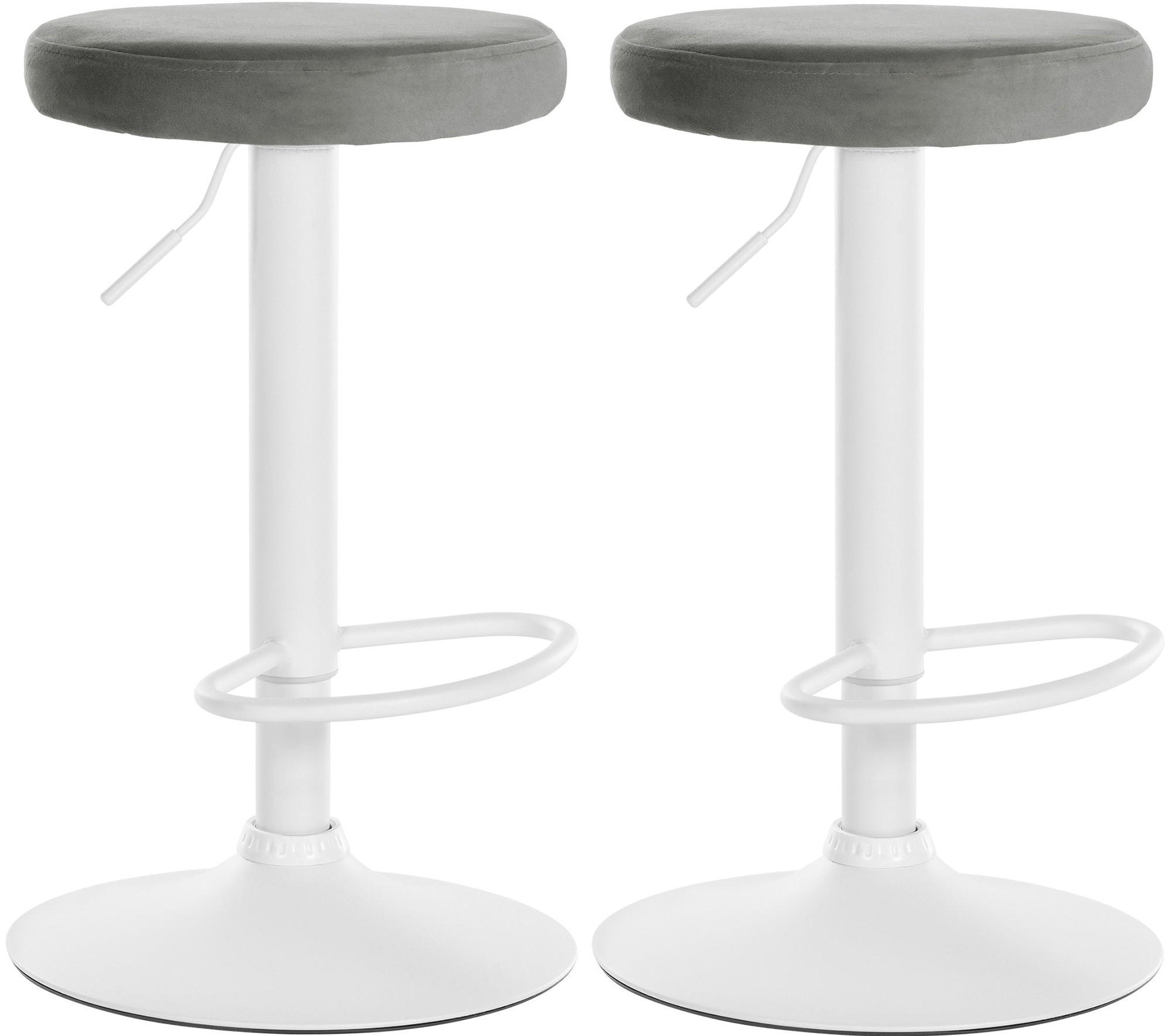 furnicato Barhocker Grau 38.5x60x38.5 cm