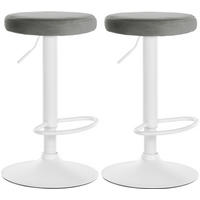 BARHOCKER Ponte 2er Set 60-81 cm Grau - Grau, Textil (38.5/60/38.5cm) - furnicato