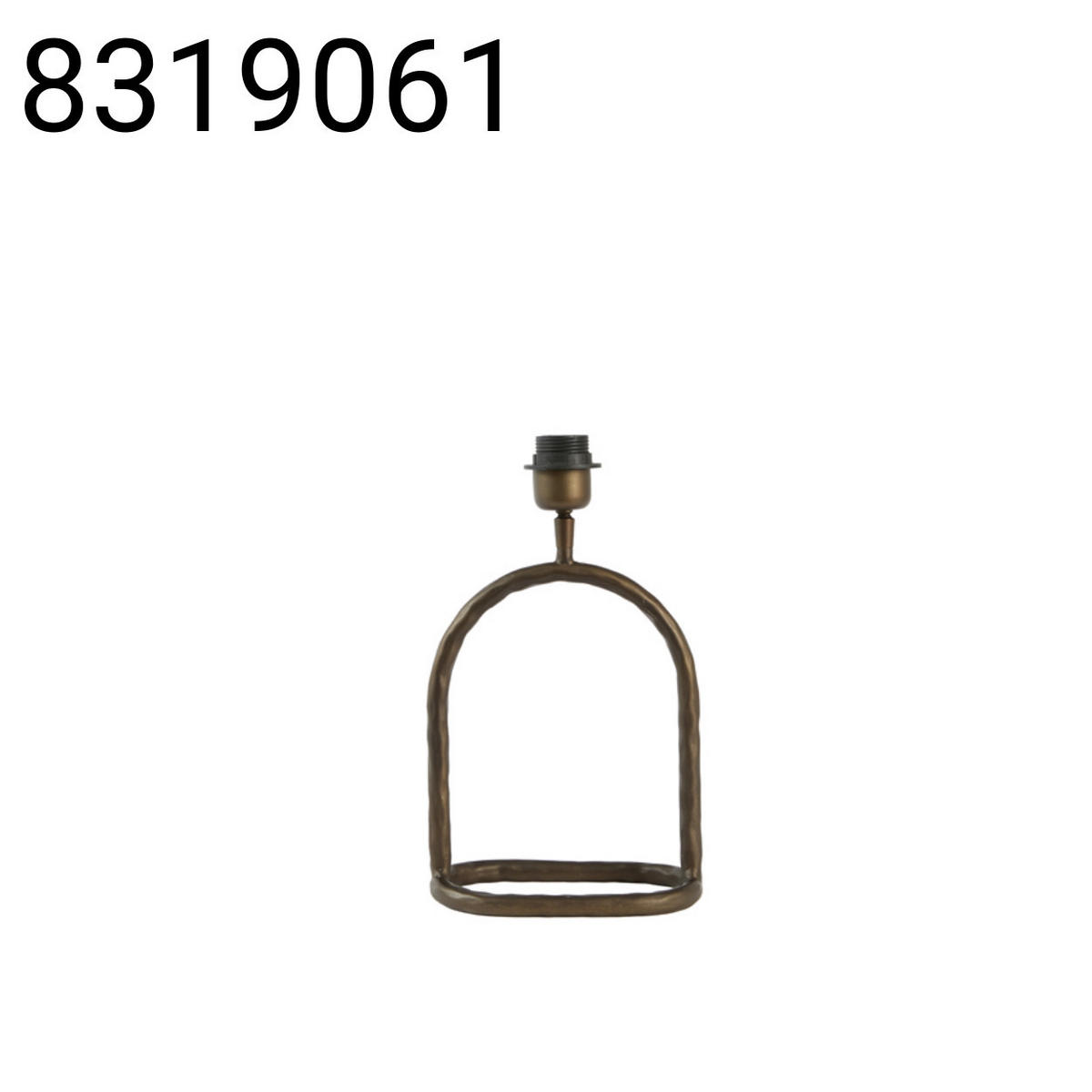 LAMPENFUSS Eliora - Braun - 20.5/12.5/29 cm - Braun, Metall (20.5/12.5/29cm) - Light & Living