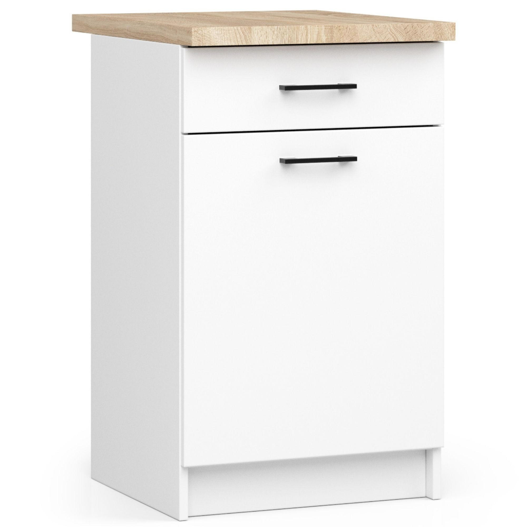 Akord Küchenschrank Weiß 50x85x46 cm