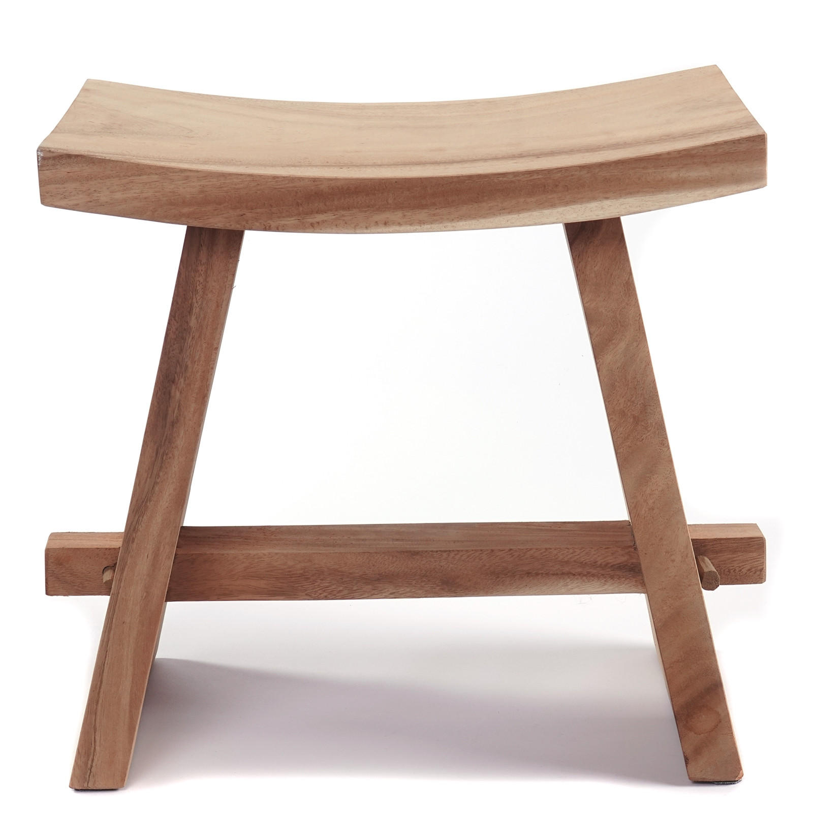 SITZHOCKER FINCA Suarholz / Akazie naturfarben - Naturfarben, Holz (50/50/30cm) - DESIGN DELIGHTS