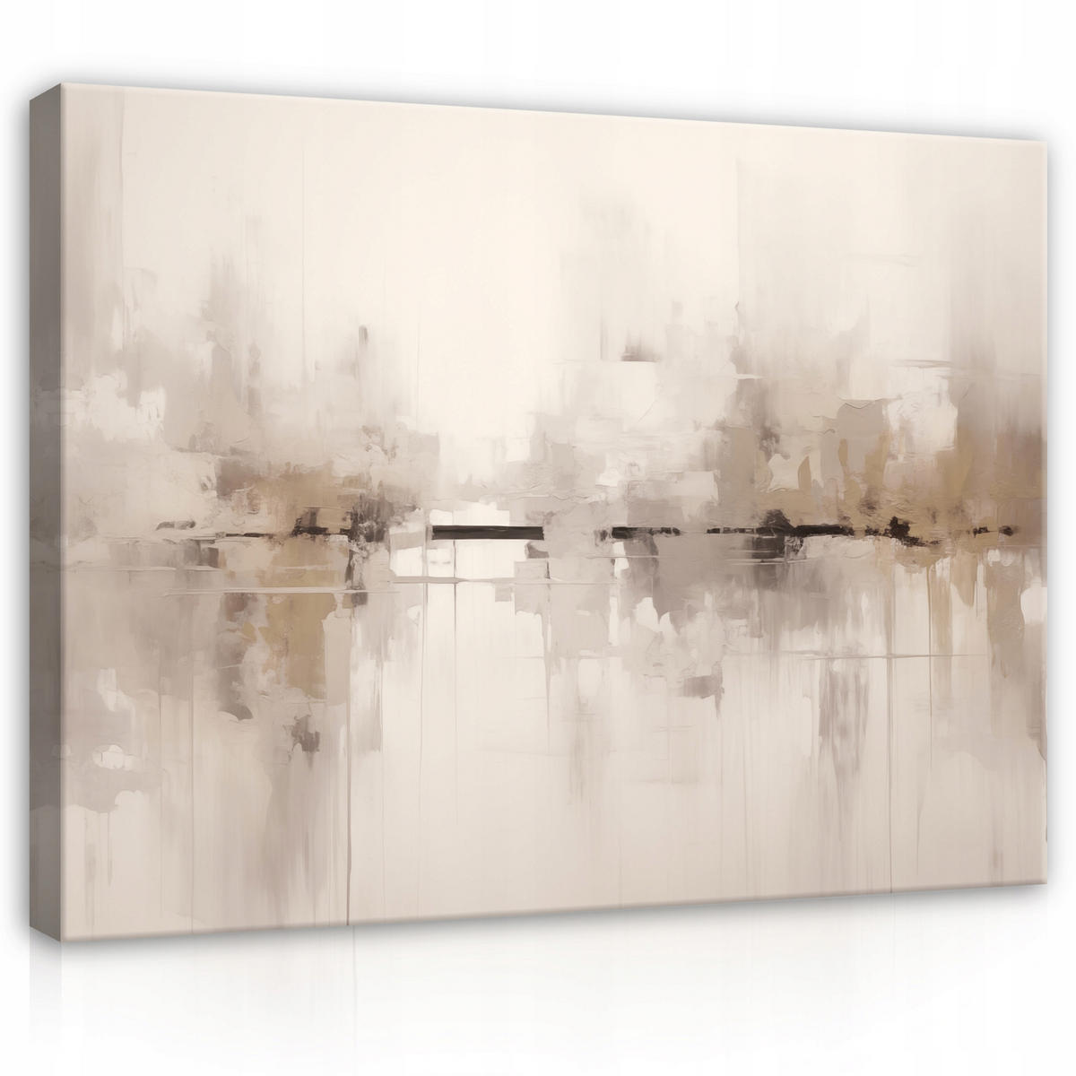 LEINWAND BILDER Abstrakt Loft 100x70 - Multicolor, Holzwerkstoff (100/70cm) - Wallarena