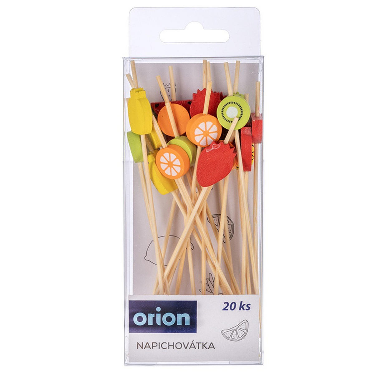 STAHLSPIESSE 23,5 cm 6 Stk. - Silberfarben, Metall (23.5cm) - Orion 