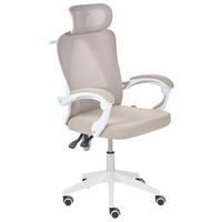 BÜROSTUHL Beige Seranev - Beige/Weiß, Textil (60/115/60cm) - Beliani