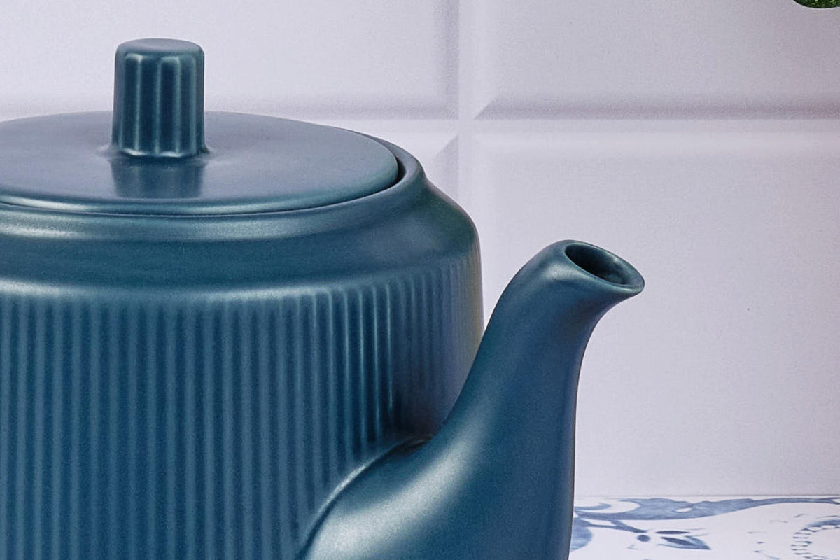 TEEKANNE Scandi 1300ml - Marineblau - Blau, Keramik (1.3L) - Björn