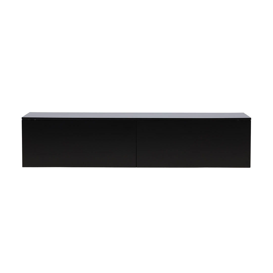 SIDEBOARD, Frihamn, Schwarz, MDF, 160 x 45 x 35 cm - Schwarz, Holzwerkstoff (160/35/45cm) - ebuy24