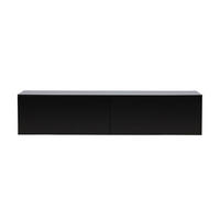 SIDEBOARD, Frihamn, Schwarz, MDF, 160 x 45 x 35 cm - Schwarz, Holzwerkstoff (160/35/45cm) - ebuy24