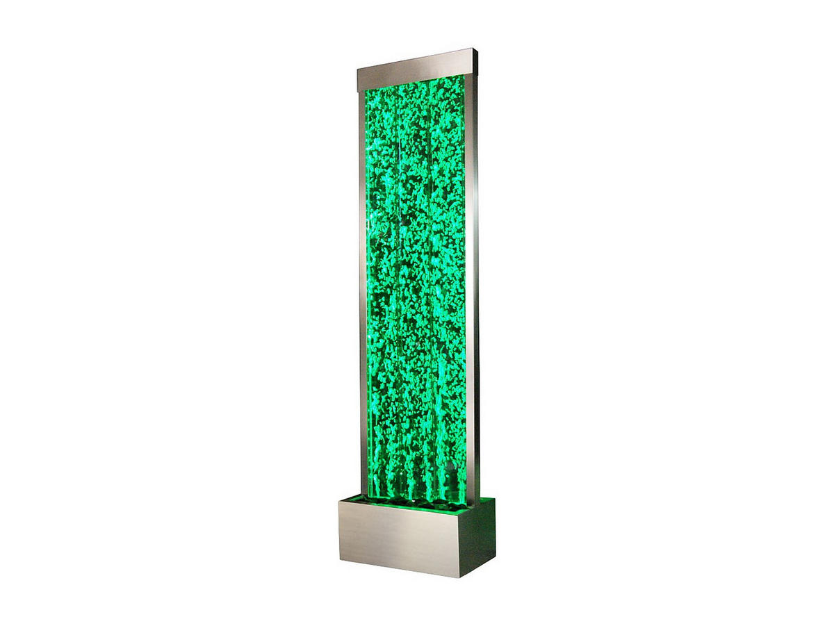 WASSERSÄULE - 39 cm x 26 cm - metall - silberfarben Blennie - Silberfarben, Metall (39/150/26cm) - Vente-Unique