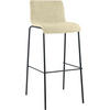 BARHOCKER Stoff Creme - Creme/Schwarz, Textil/Metall (43/100/48cm) - CLP
