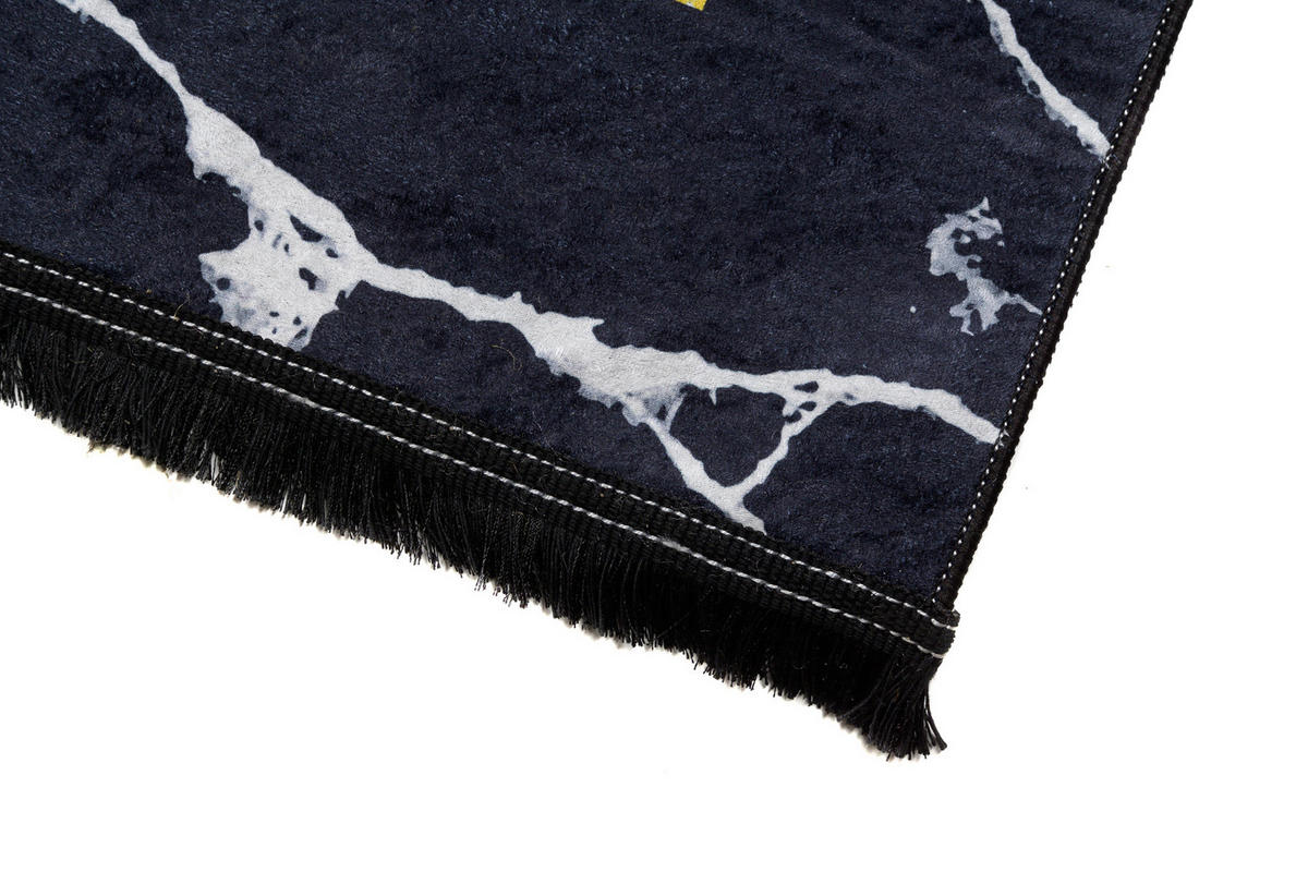 TEPPICH TOSCANA Schwarz 80/150 cm - Schwarz, Textil (80/150cm) - Tapiso