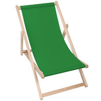 HOLZLIEGESTUHL klappbar Buchenholz Dublin M - Grün, Holz (54/85/92cm) - Dreamroots